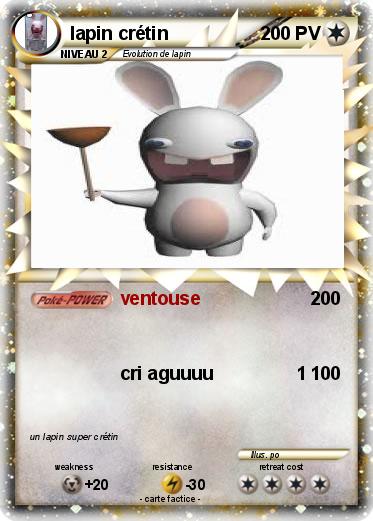 Pokemon lapin crétin