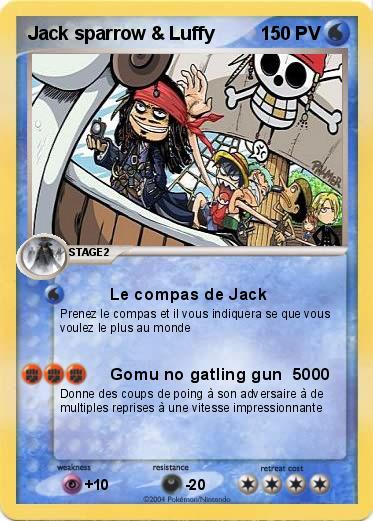 Pokemon Jack sparrow & Luffy