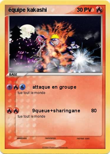 Pokemon équipe kakashi