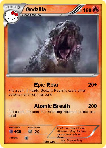 Pokemon Godzilla