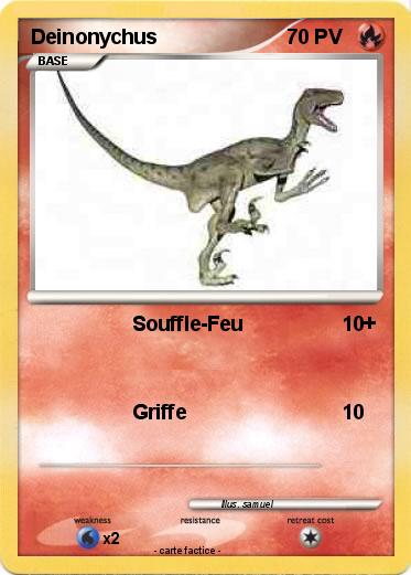 Pokemon Deinonychus
