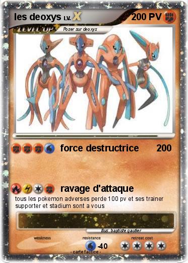 Pokemon les deoxys