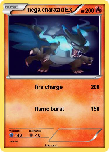 Pokemon mega charazid EX