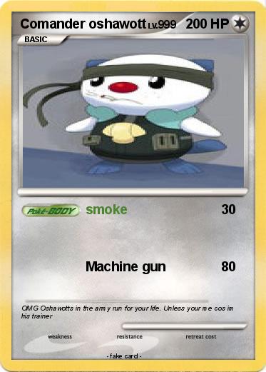 Pokemon Comander oshawott