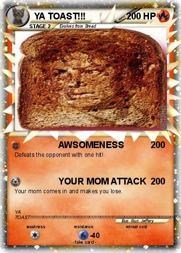 Pokemon YA TOAST!!!
