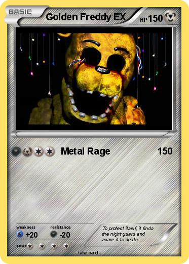 Pokemon Golden Freddy EX