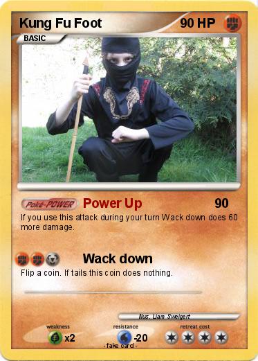 Pokemon Kung Fu Foot