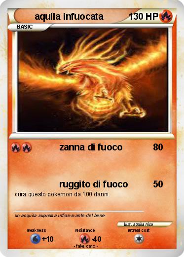 Pokemon aquila infuocata