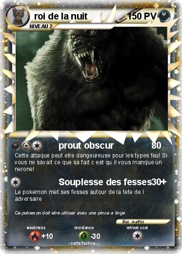 Pokemon roi de la nuit