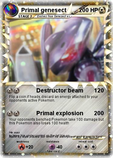 Pokemon Primal genesect