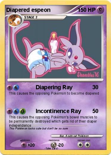 Pokemon Diapered espeon
