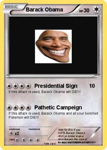 Pokemon Barack Obama
