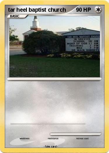 Pokemon tar heel baptist church