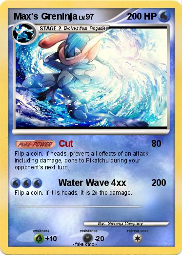 Pokemon Max's Greninja