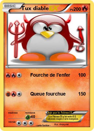 Pokemon Tux diable