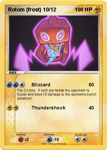 Pokemon Rotom (frost) 10/12