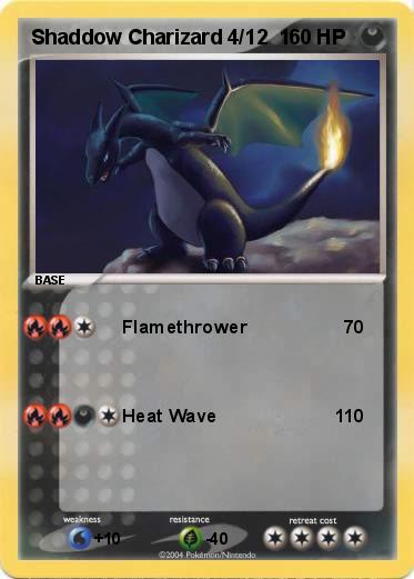 Pokemon Shaddow Charizard 4/12  1