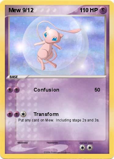 Pokemon Mew 9/12