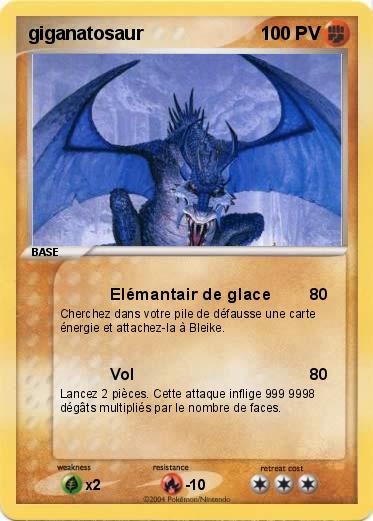 Pokemon giganatosaur