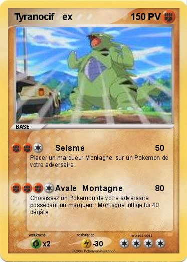 Pokemon Tyranocif   ex