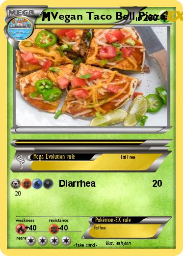 Pokemon Vegan Taco Bell Pizza