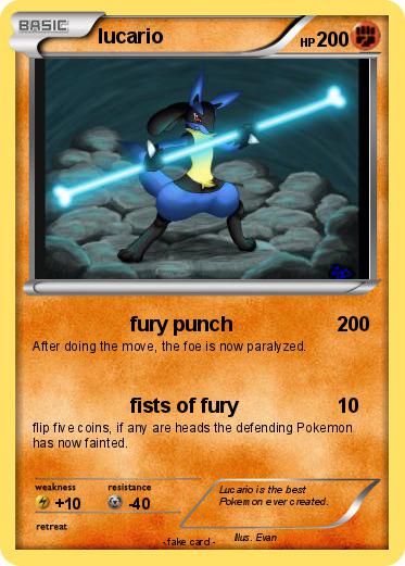 Pokemon lucario