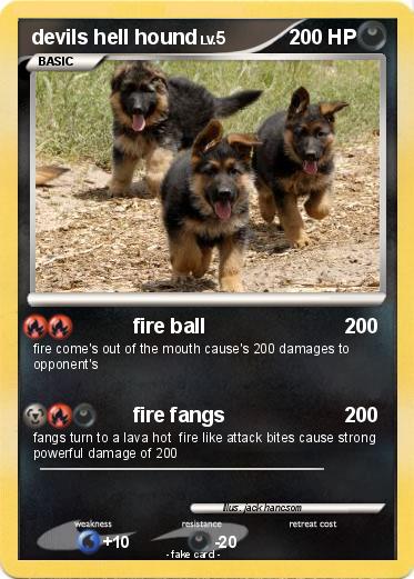 Pokemon devils hell hound