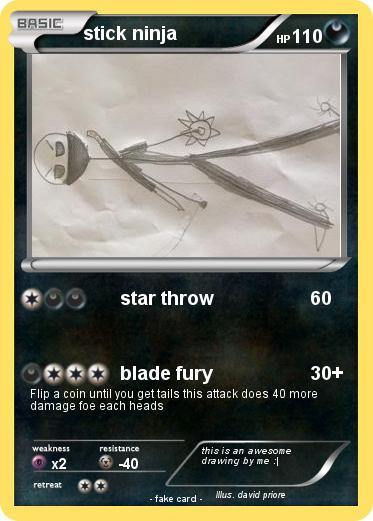 Pokemon stick ninja