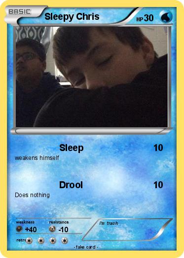 Pokemon Sleepy Chris