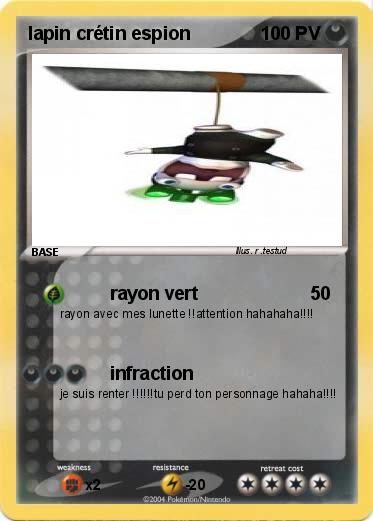 Pokemon lapin crétin espion