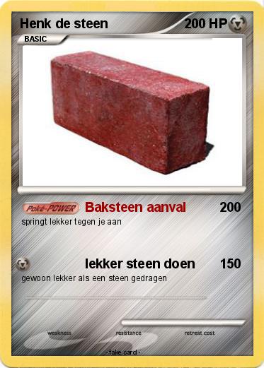 Pokemon Henk de steen