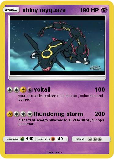 Pokemon shiny rayquaza