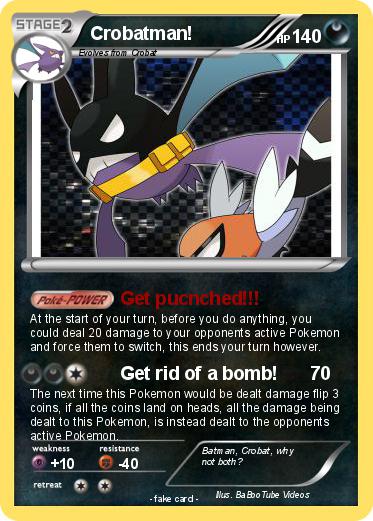 Pokemon Crobatman!