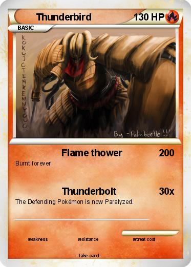 Pokemon Thunderbird