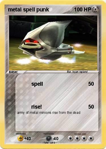 Pokemon metal spell punk