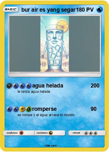 Pokemon bur air es yang segar