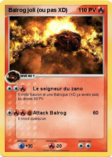 Pokemon Balrog joli (ou pas XD)