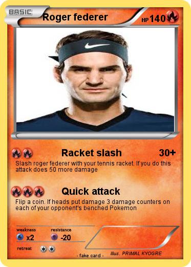 Pokemon Roger federer