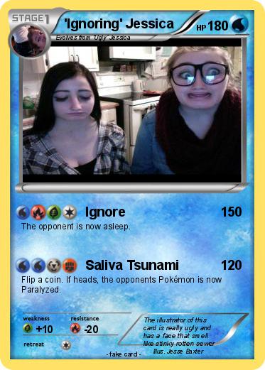 Pokemon 'Ignoring' Jessica