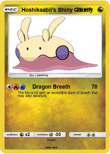 Pokemon Hoshikaabii's Shiny Goomy