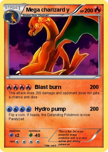 Pokemon Mega charizard y