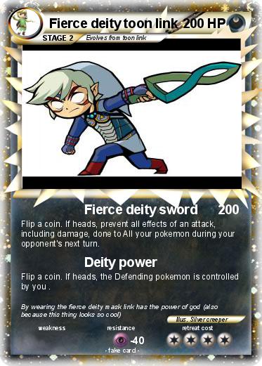 Pokemon Fierce deity toon link