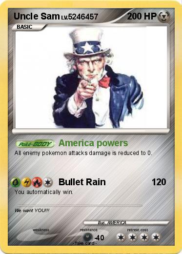 Pokemon Uncle Sam