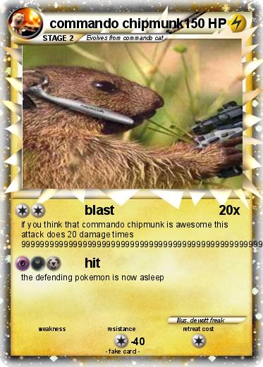 Pokemon commando chipmunk