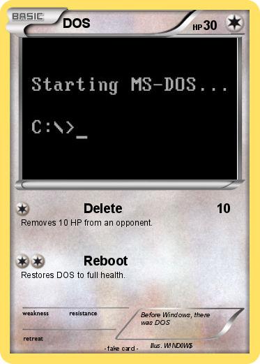 Pokemon DOS