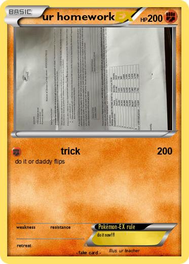 Pokemon ur homework