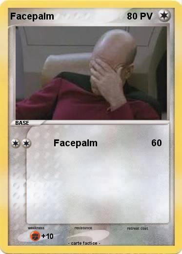 Pokemon Facepalm