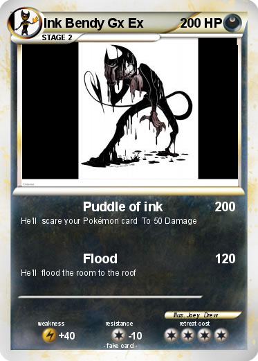 Pokemon Ink Bendy Gx Ex