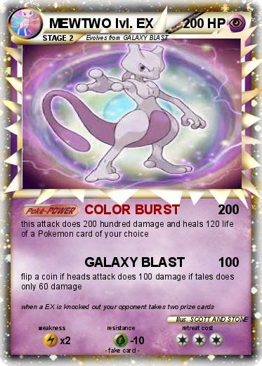 Pokemon MEWTWO lvl. EX