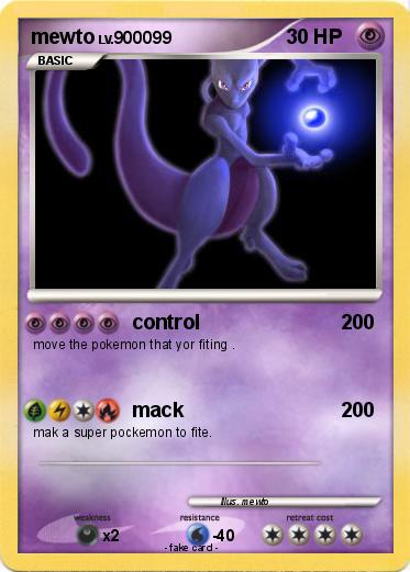 Pokemon mewto